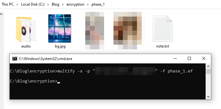 The extracted password is the correct password.